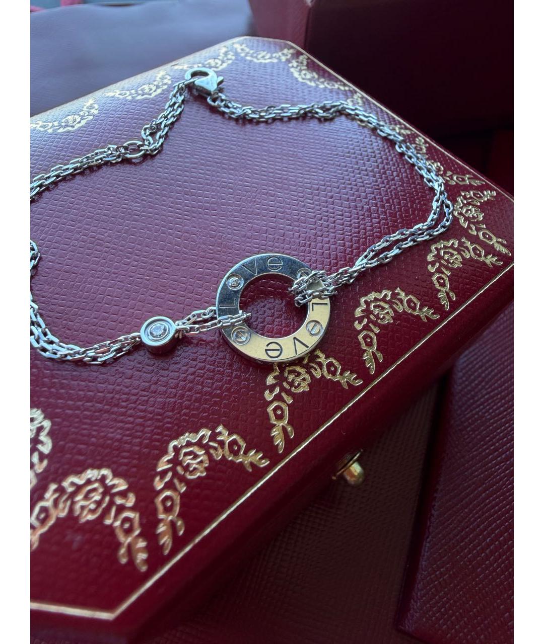 CARTIER Белый браслет из белого золота, фото 8