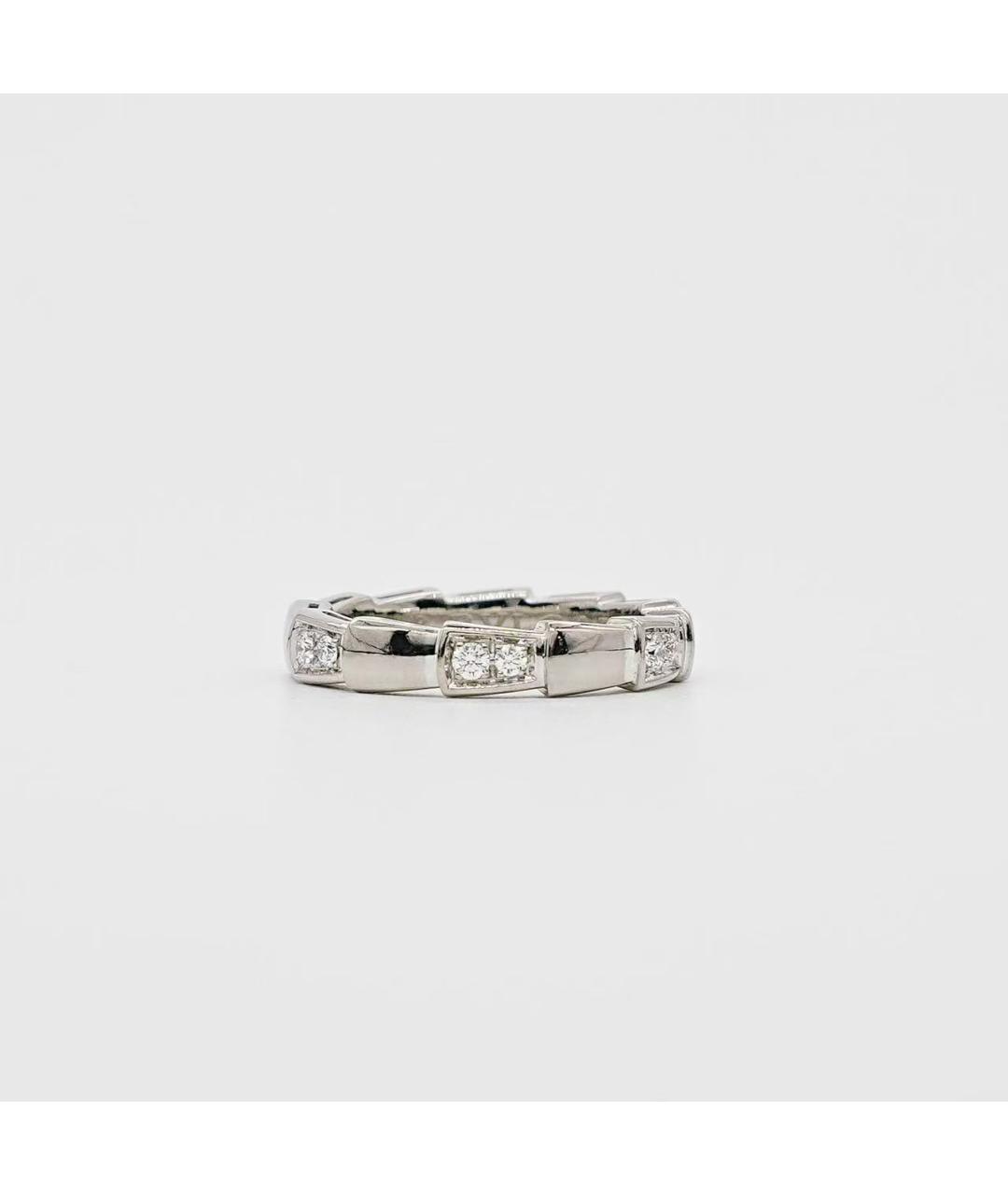 BVLGARI Серебряное кольцо из белого золота, фото 4