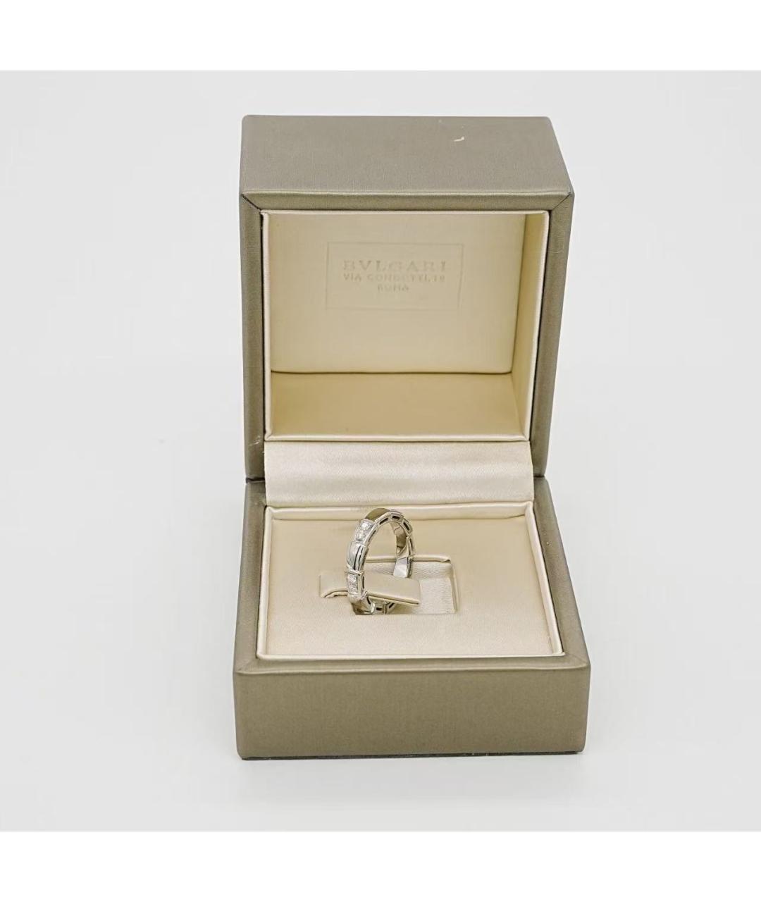 BVLGARI Серебряное кольцо из белого золота, фото 3