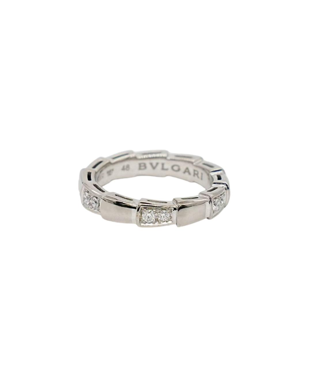 BVLGARI Серебряное кольцо из белого золота, фото 1