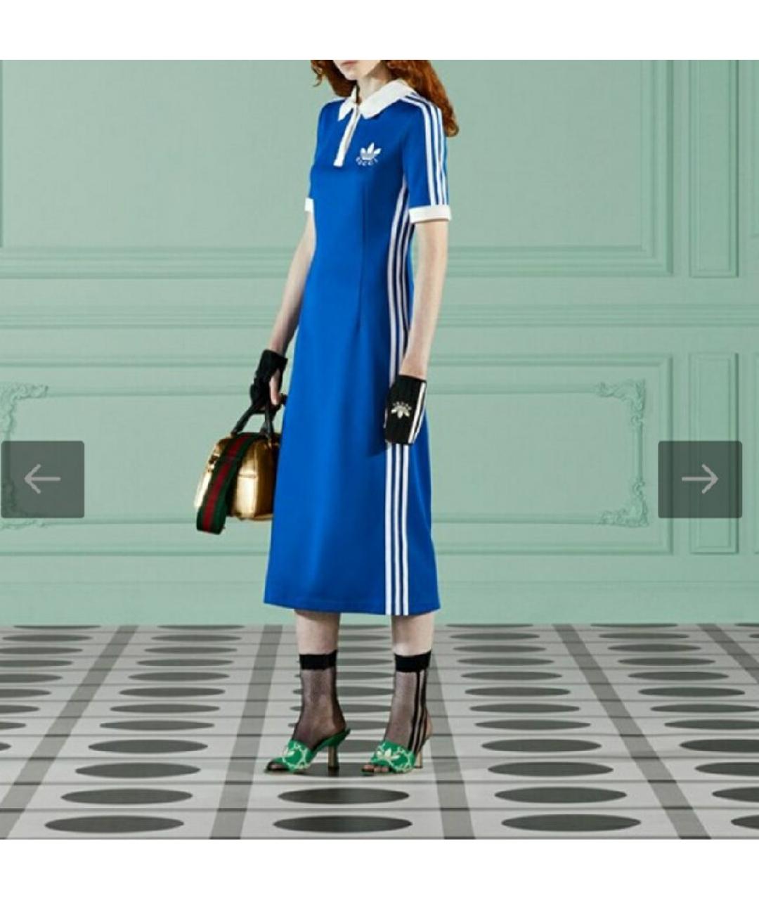 GUCCI Синее платье, фото 2