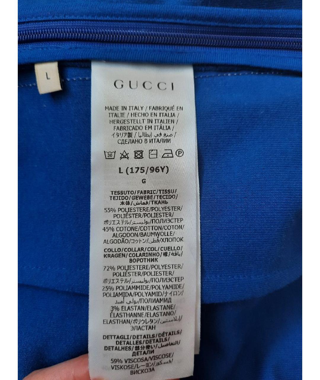 GUCCI Синее платье, фото 4
