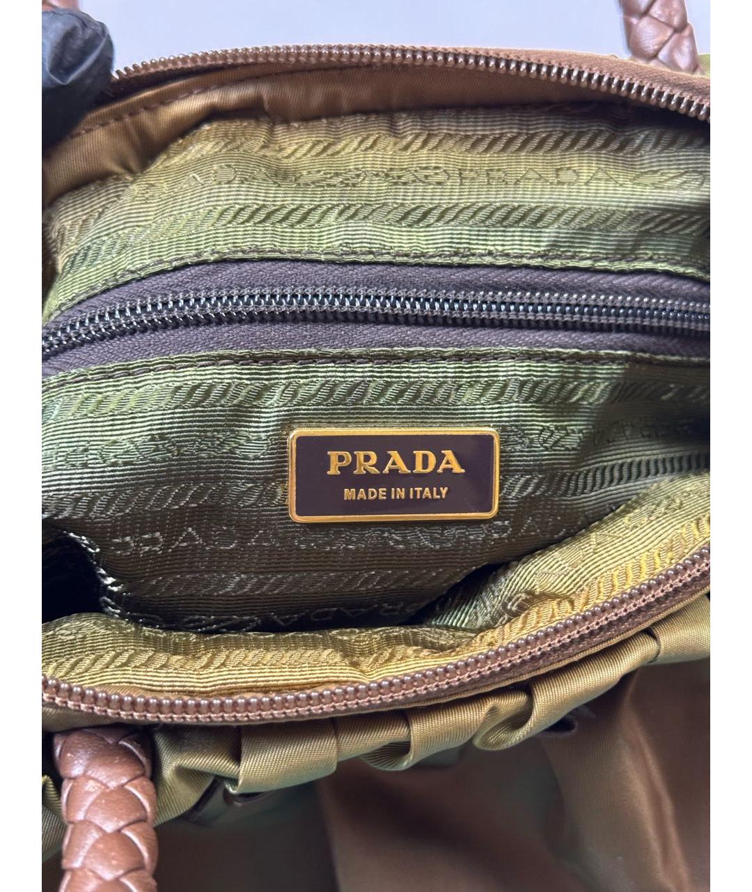 PRADA Зеленая сумка через плечо, фото 6