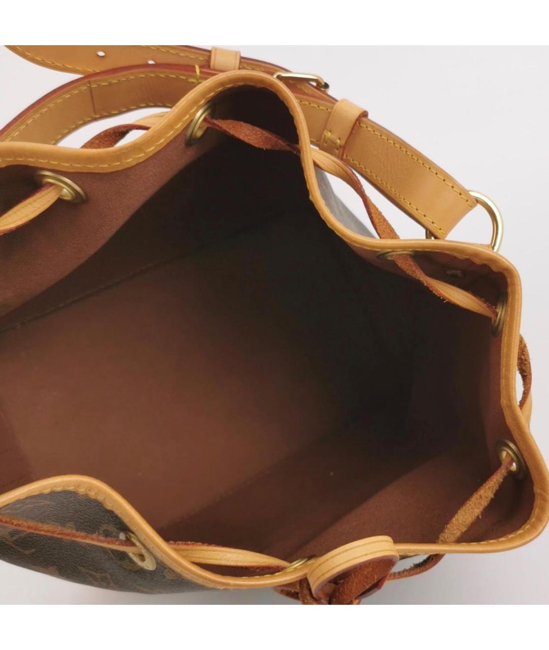 LOUIS VUITTON Коричневая сумка через плечо из искусственной кожи, фото 6