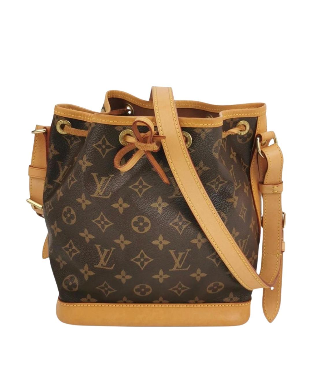 LOUIS VUITTON Коричневая сумка через плечо из искусственной кожи, фото 1