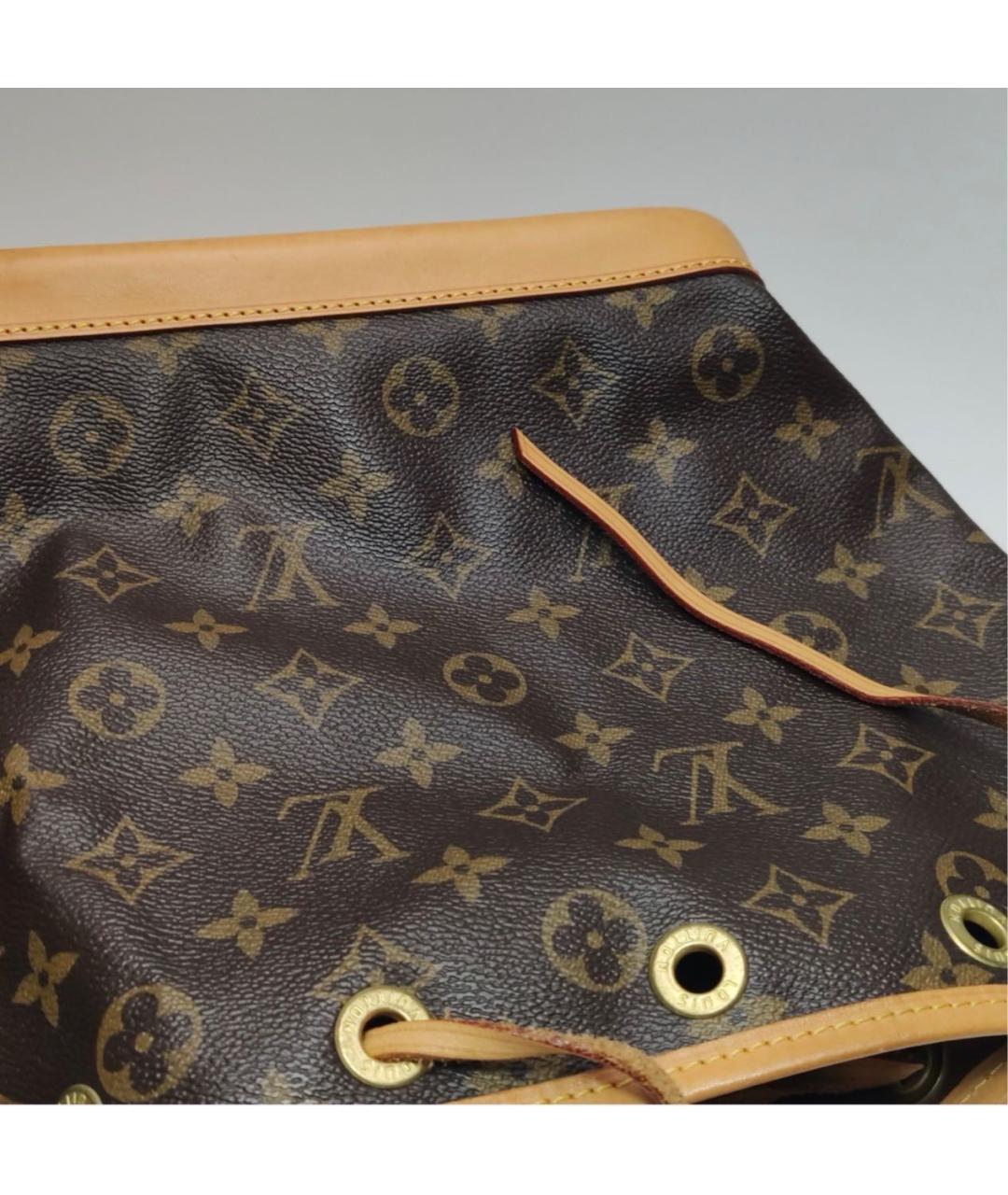 LOUIS VUITTON Коричневая сумка через плечо из искусственной кожи, фото 8