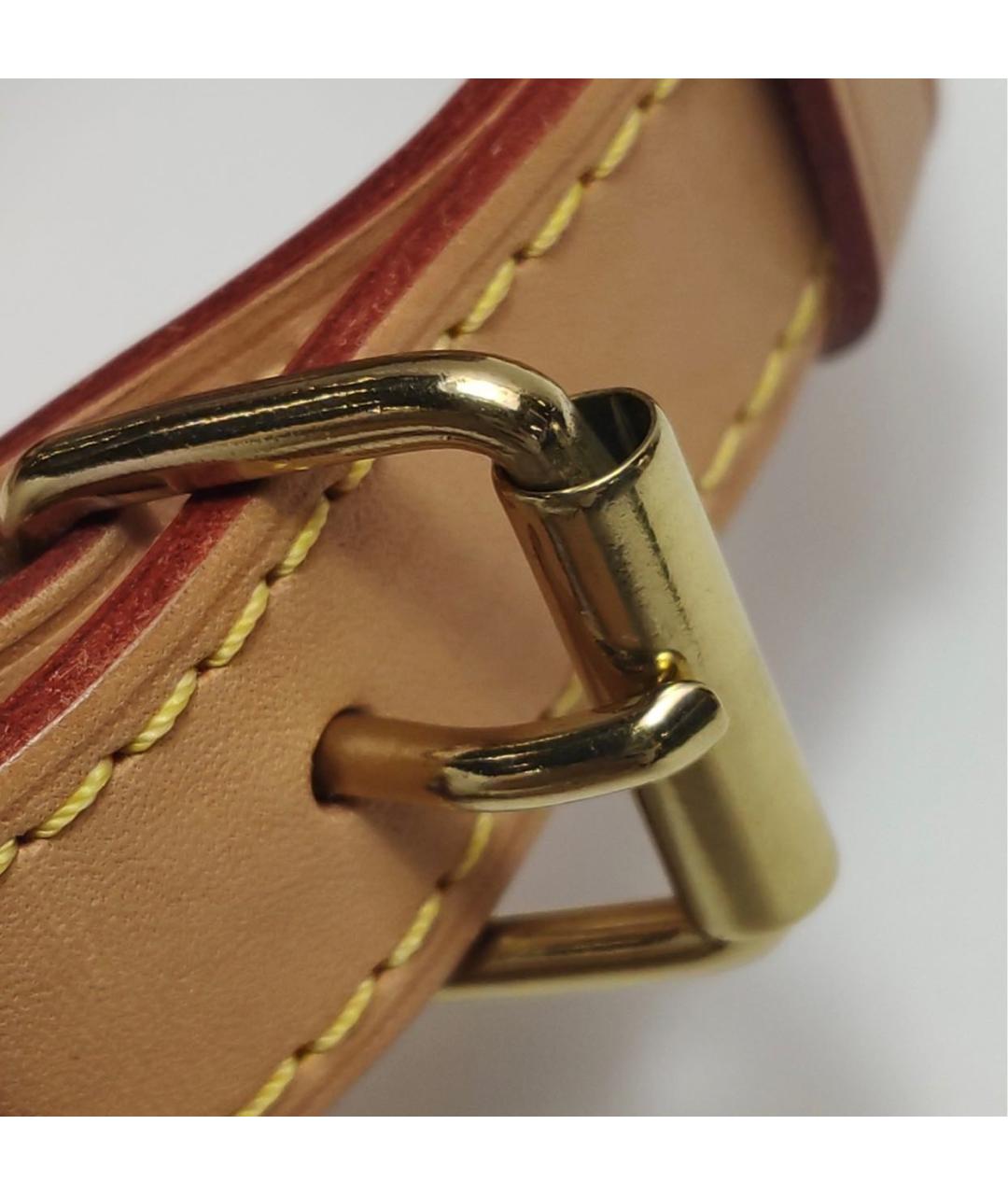 LOUIS VUITTON Коричневая сумка через плечо из искусственной кожи, фото 7