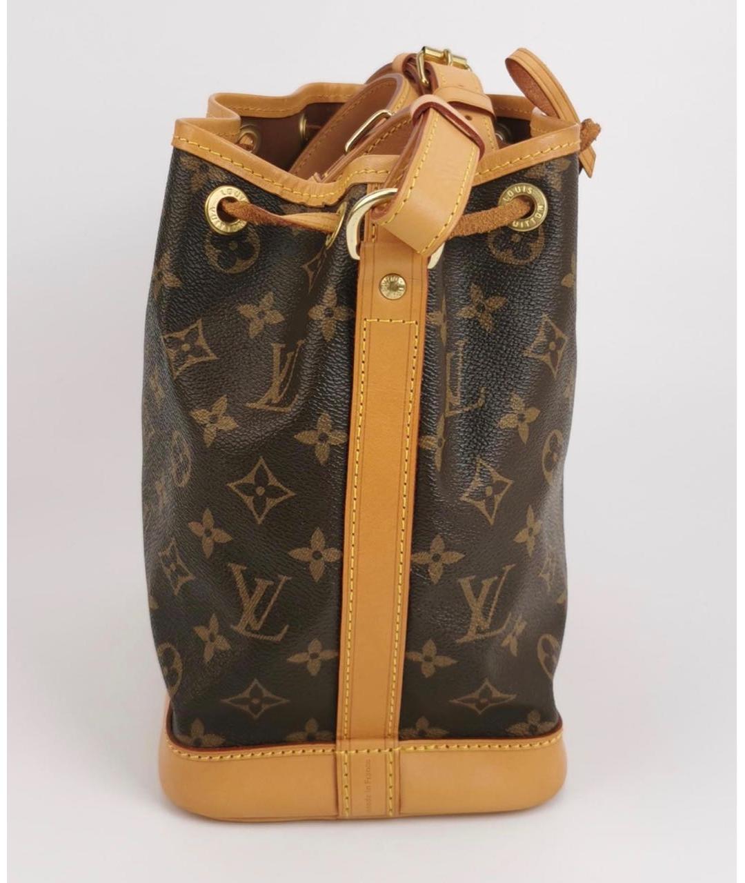 LOUIS VUITTON Коричневая сумка через плечо из искусственной кожи, фото 4
