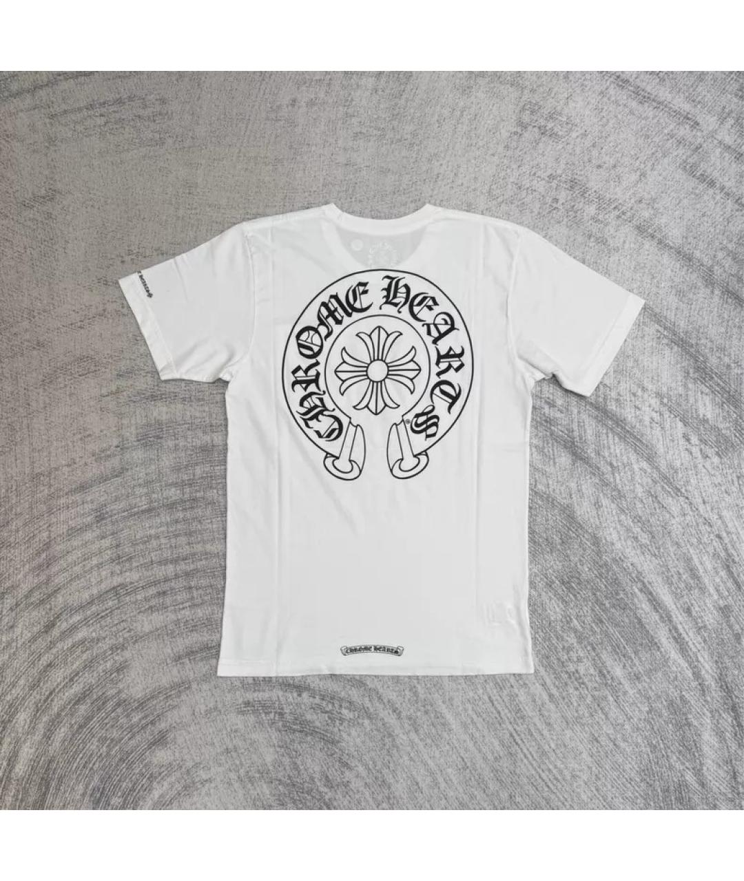 CHROME HEARTS Белая хлопковая футболка, фото 2