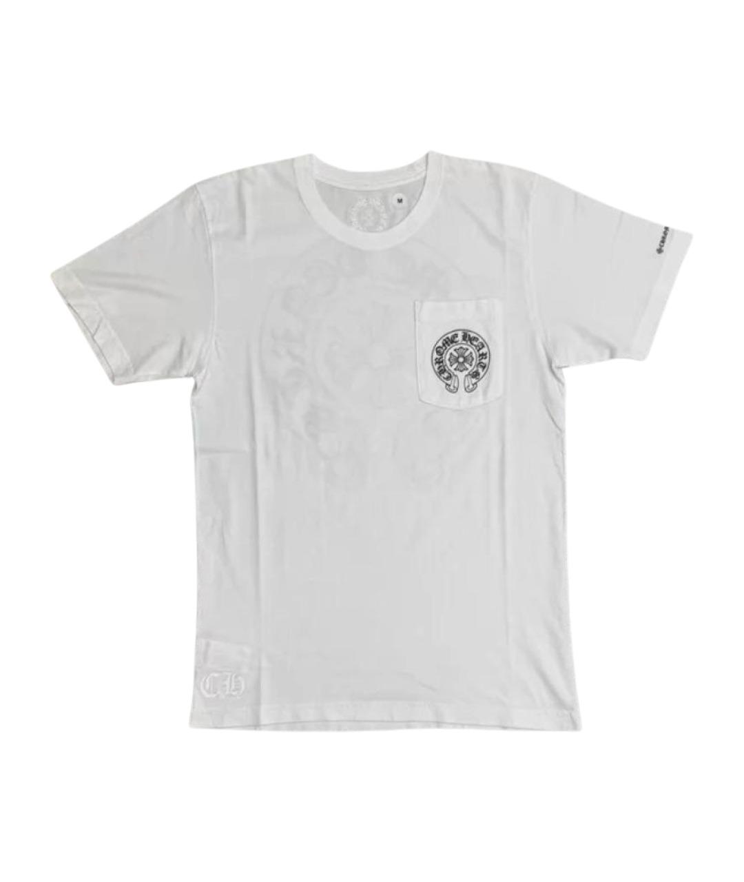 CHROME HEARTS Белая хлопковая футболка, фото 1