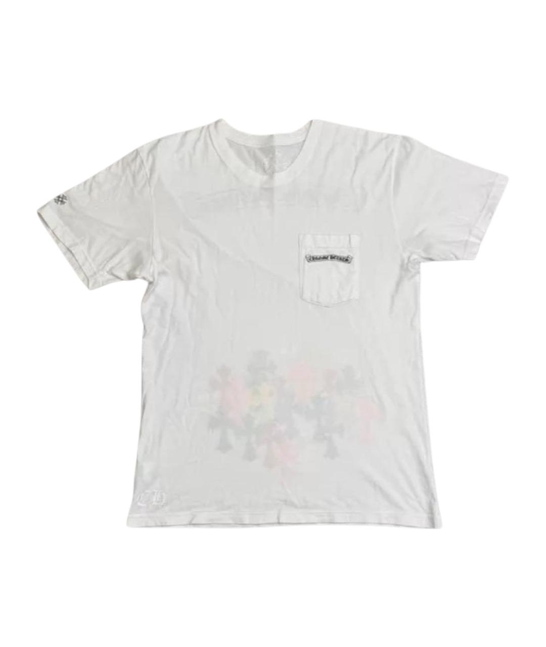 CHROME HEARTS Белая хлопковая футболка, фото 1