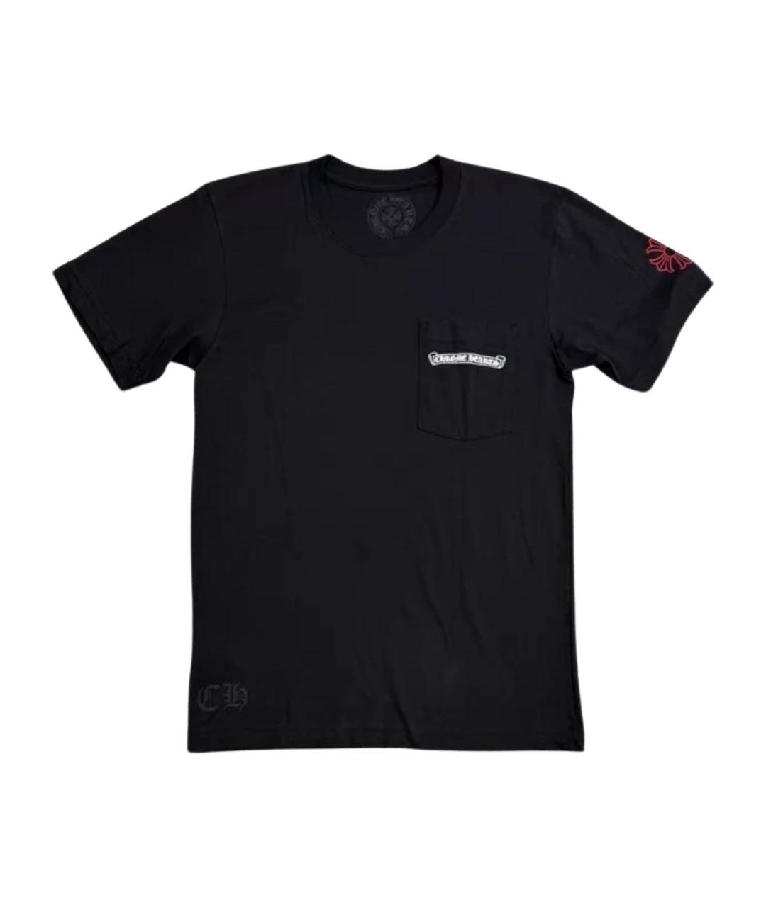 CHROME HEARTS Черная хлопковая футболка, фото 1