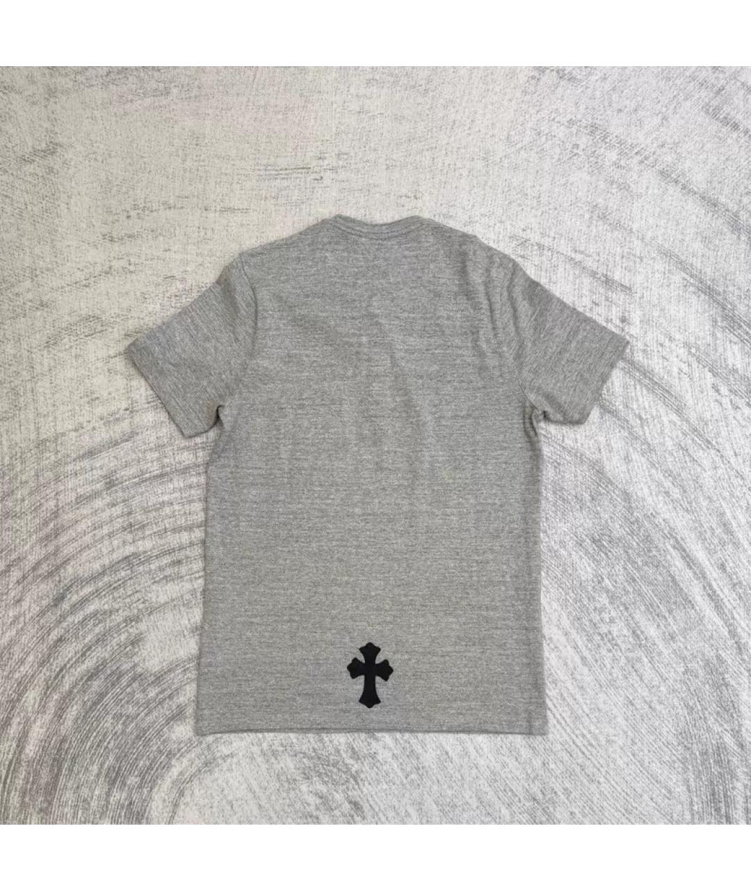 CHROME HEARTS Серая футболка, фото 3