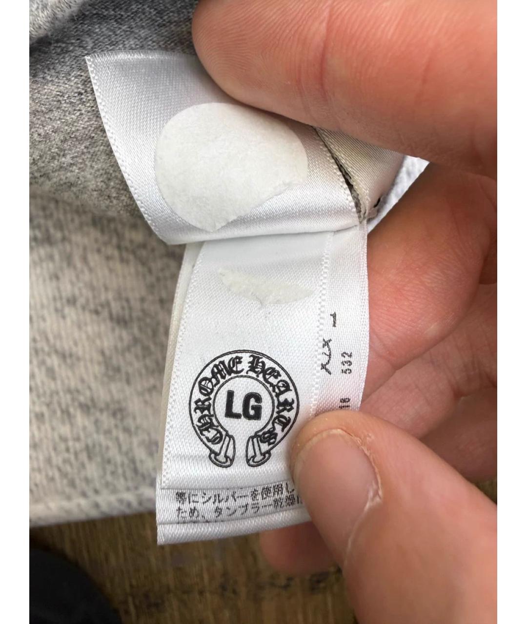 CHROME HEARTS Серая футболка, фото 4