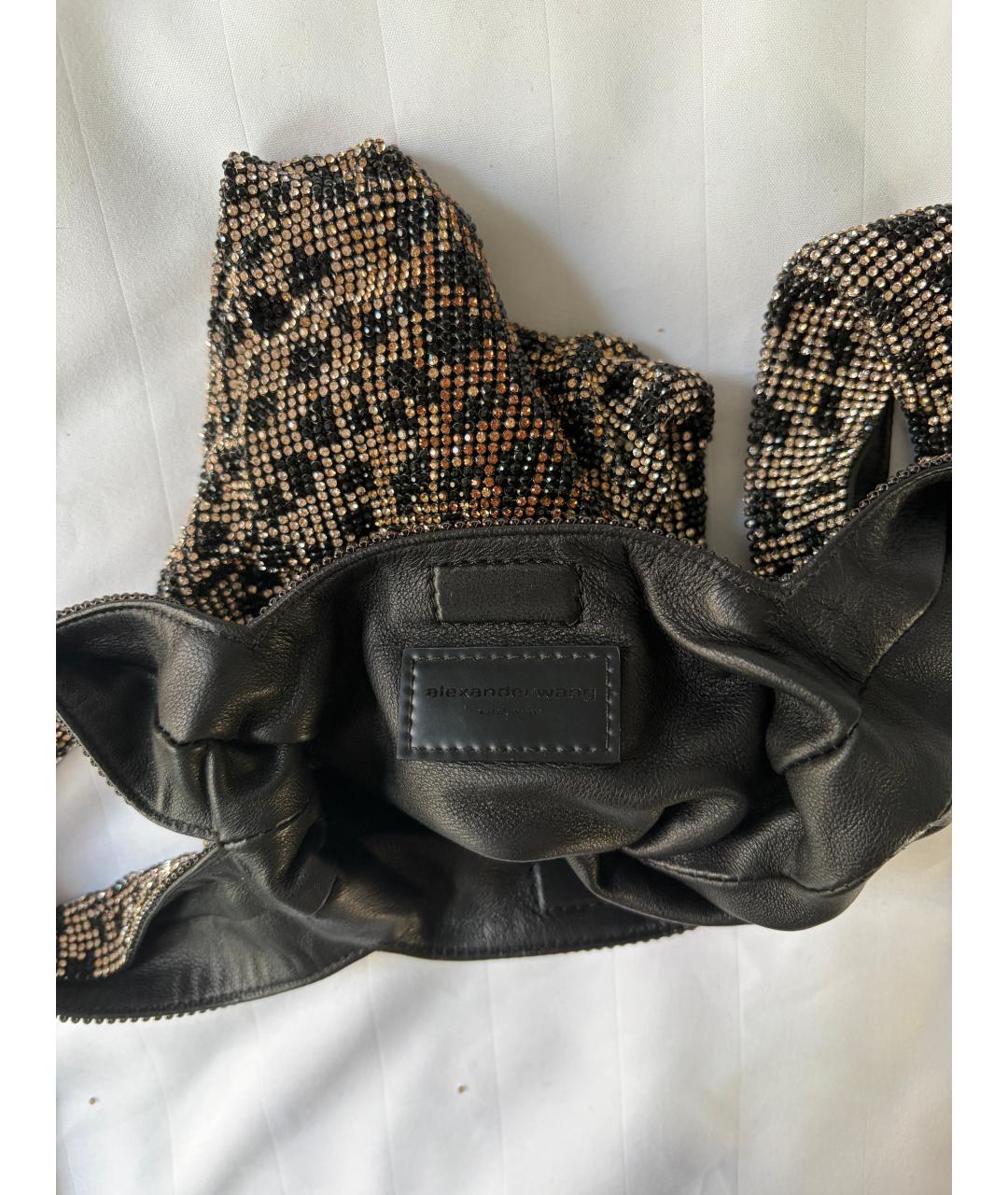 ALEXANDER WANG Коричневая кожаная сумка тоут, фото 4