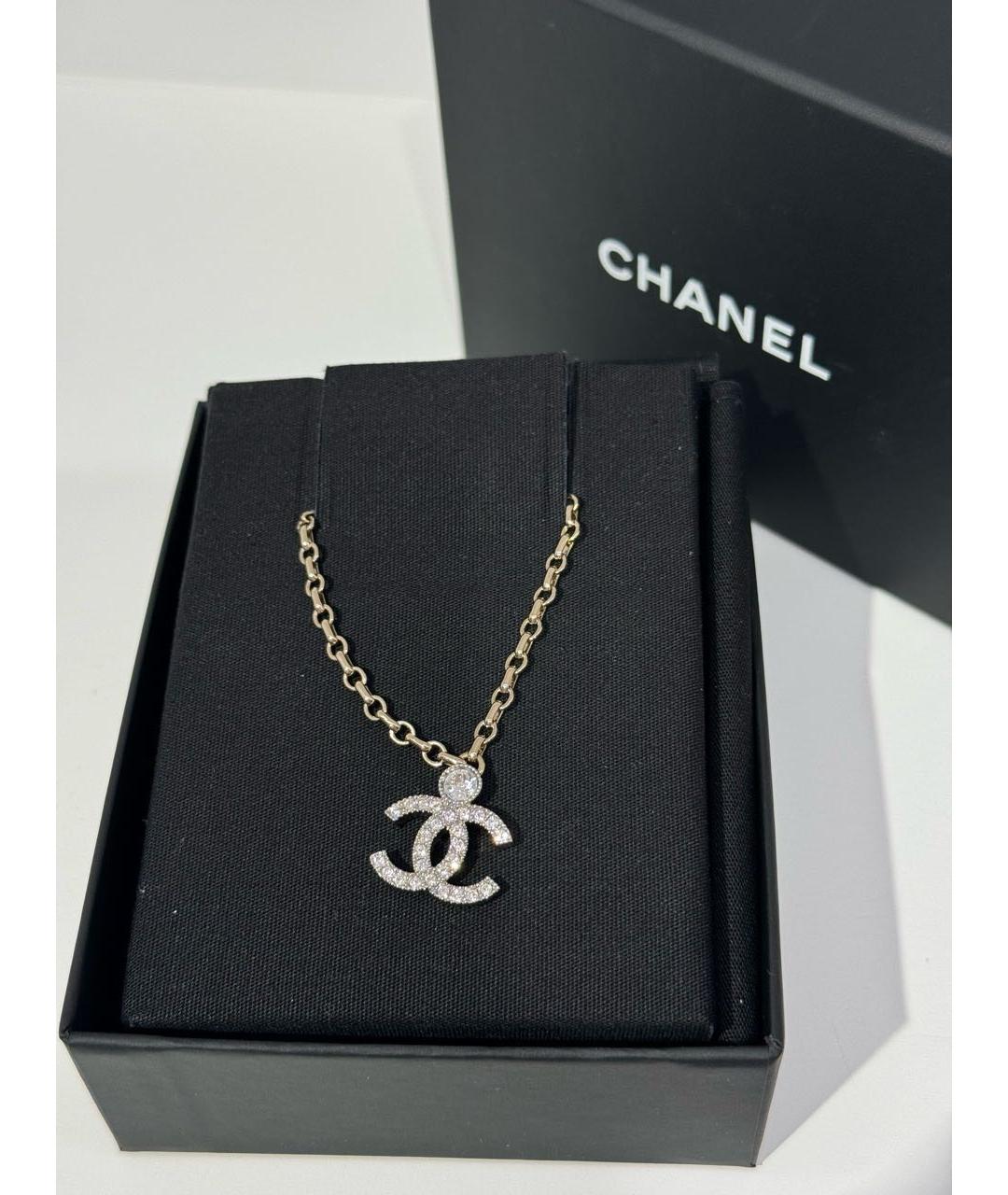 CHANEL Золотая подвеска, фото 3