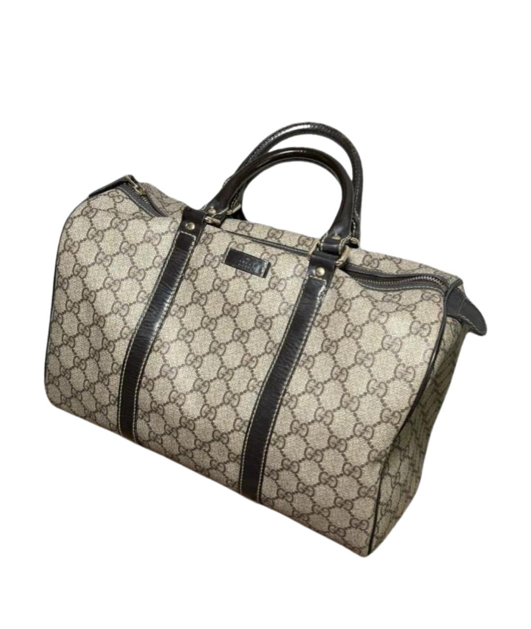 GUCCI Бежевая дорожная/спортивная сумка, фото 1