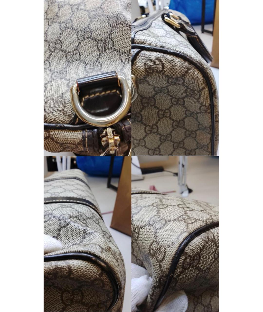 GUCCI Бежевая дорожная/спортивная сумка, фото 6