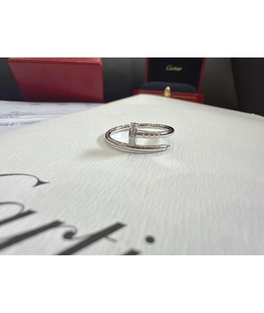 CARTIER Серебряное кольцо из белого золота, фото 5