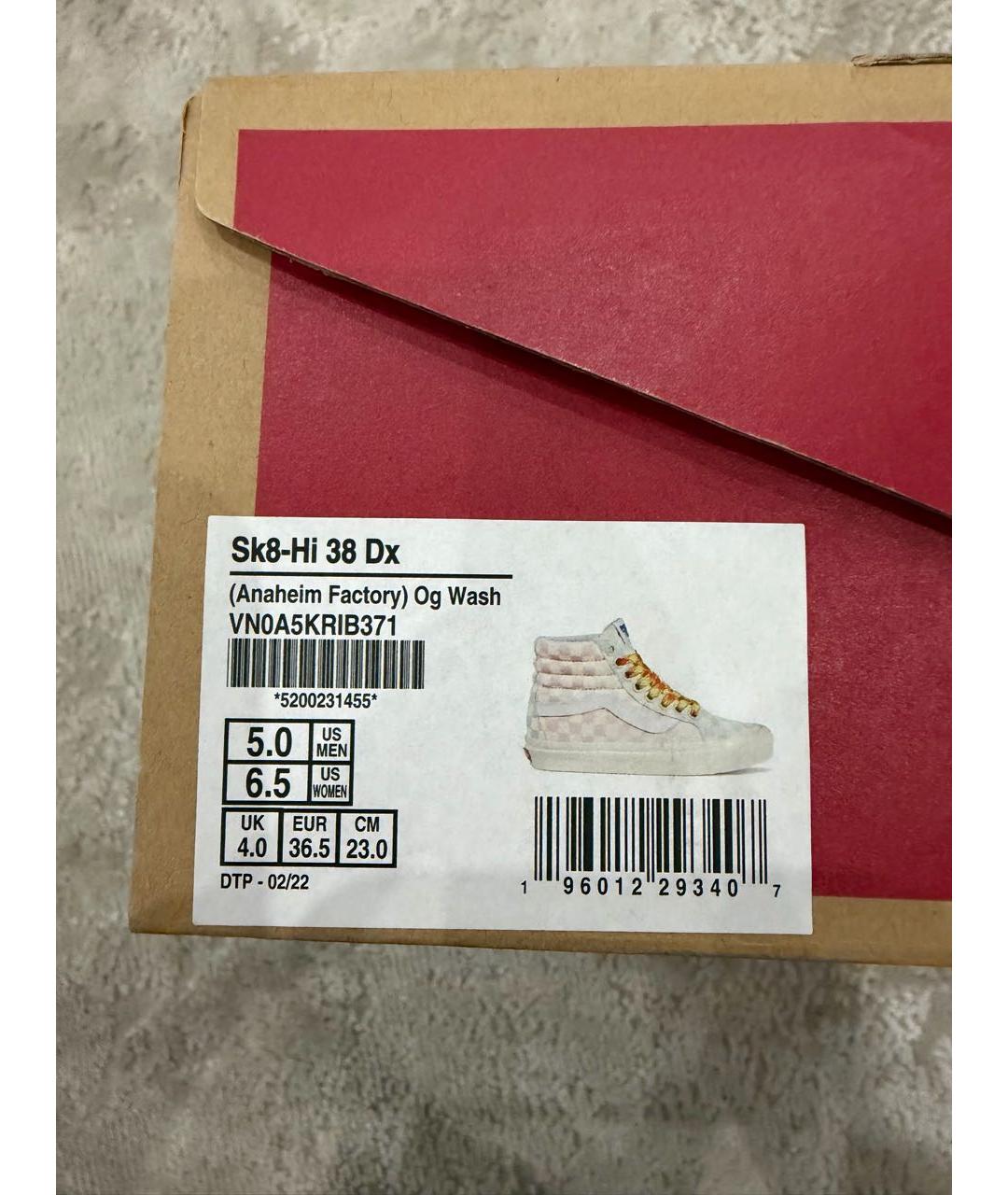 VANS Белые кеды, фото 6