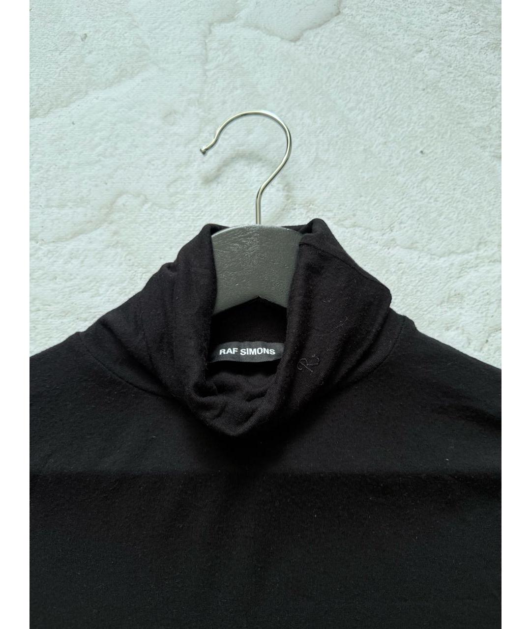 RAF SIMONS Черная вискозная водолазка, фото 3