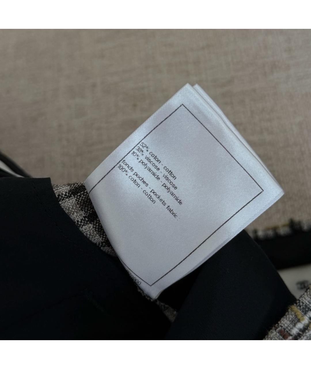 CHANEL Хлопковые брюки широкие, фото 6