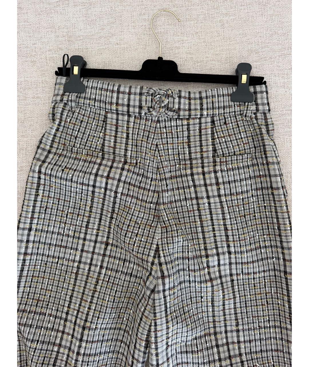 CHANEL Хлопковые брюки широкие, фото 2