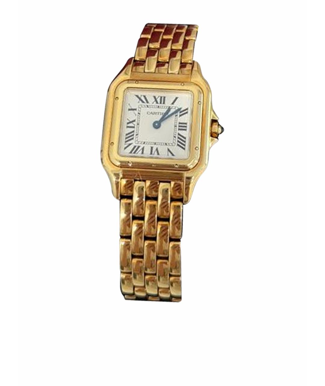 CARTIER Золотые часы из желтого золота, фото 1