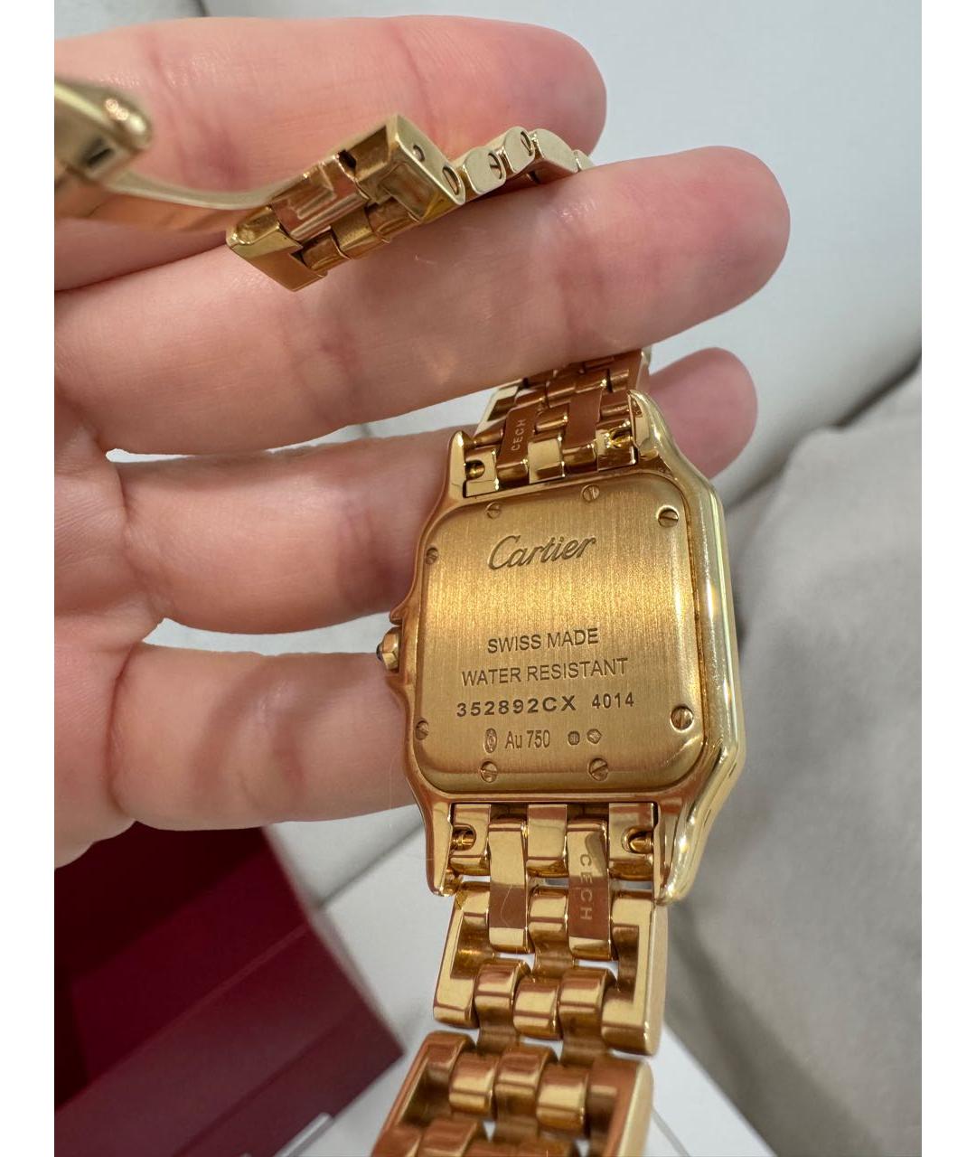 CARTIER Золотые часы из желтого золота, фото 2