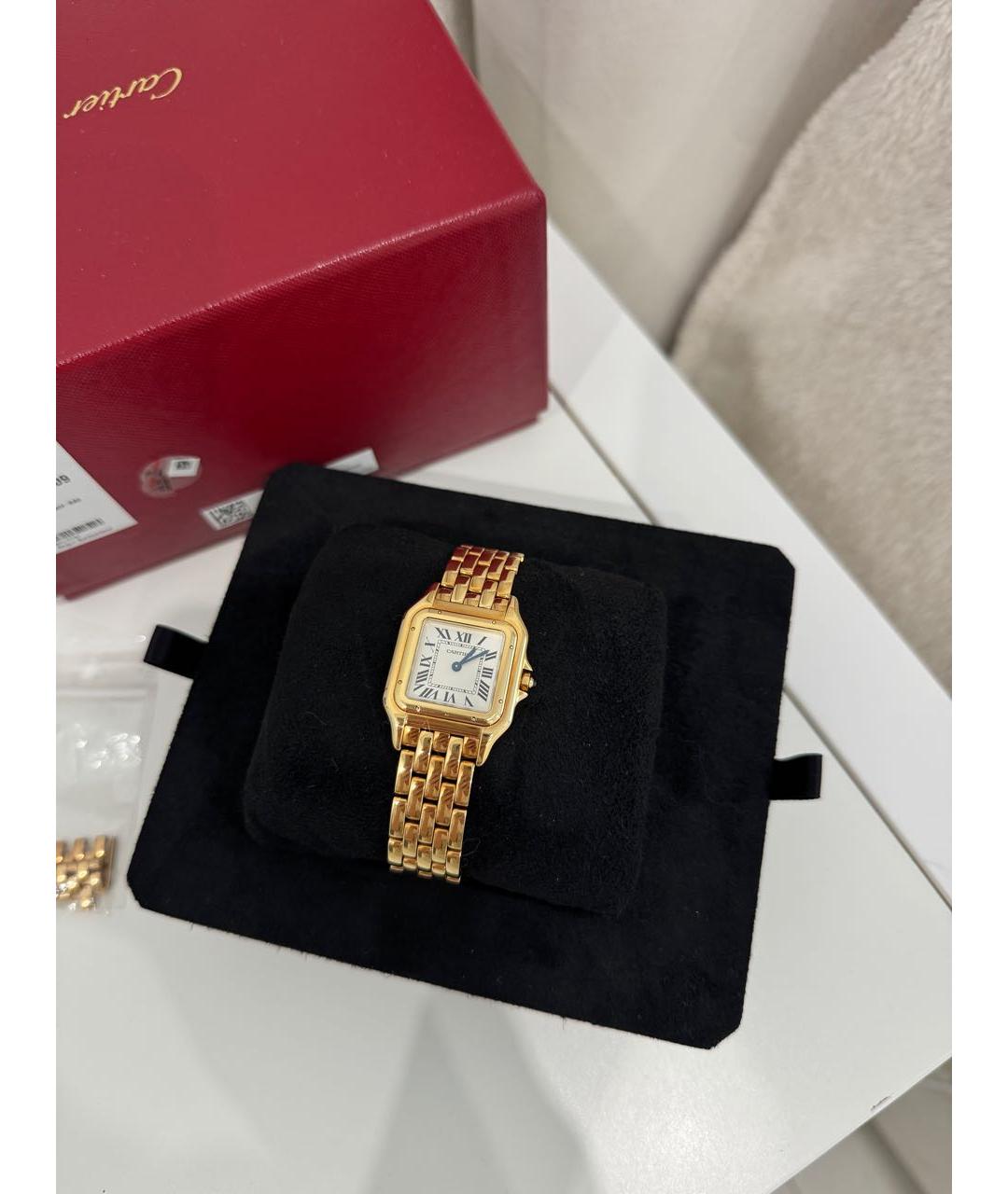 CARTIER Золотые часы из желтого золота, фото 6