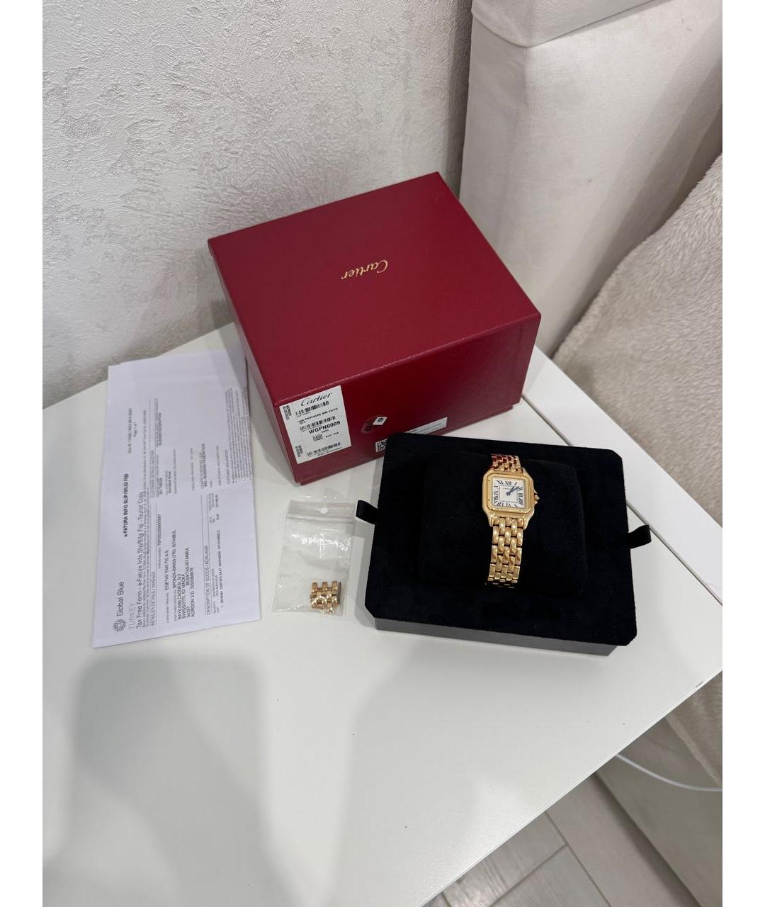 CARTIER Золотые часы из желтого золота, фото 5