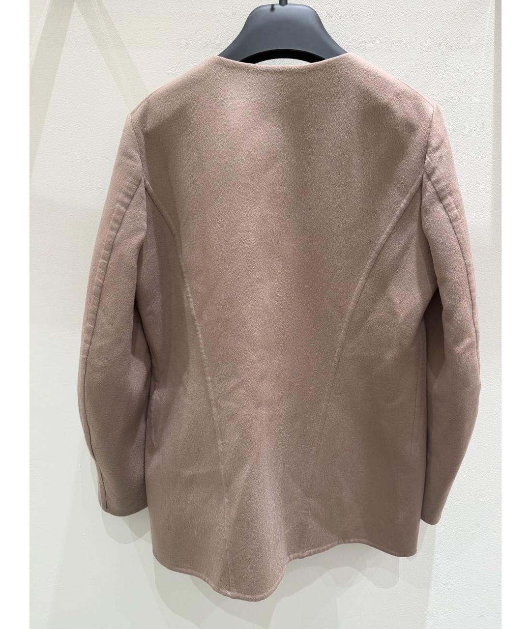 JIL SANDER Бежевый кашемировый жакет/пиджак, фото 2