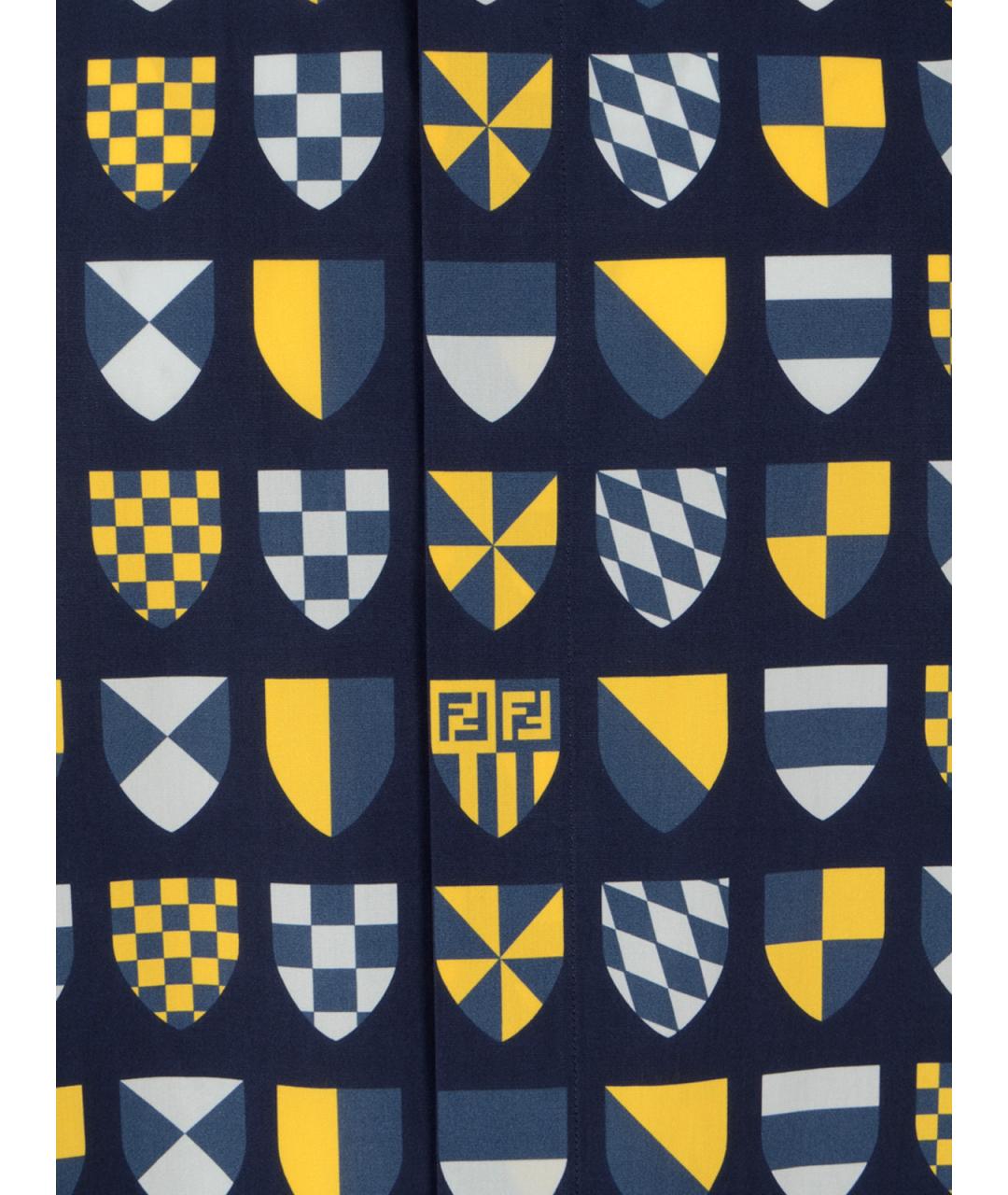 FENDI Мульти хлопковая классическая рубашка, фото 3