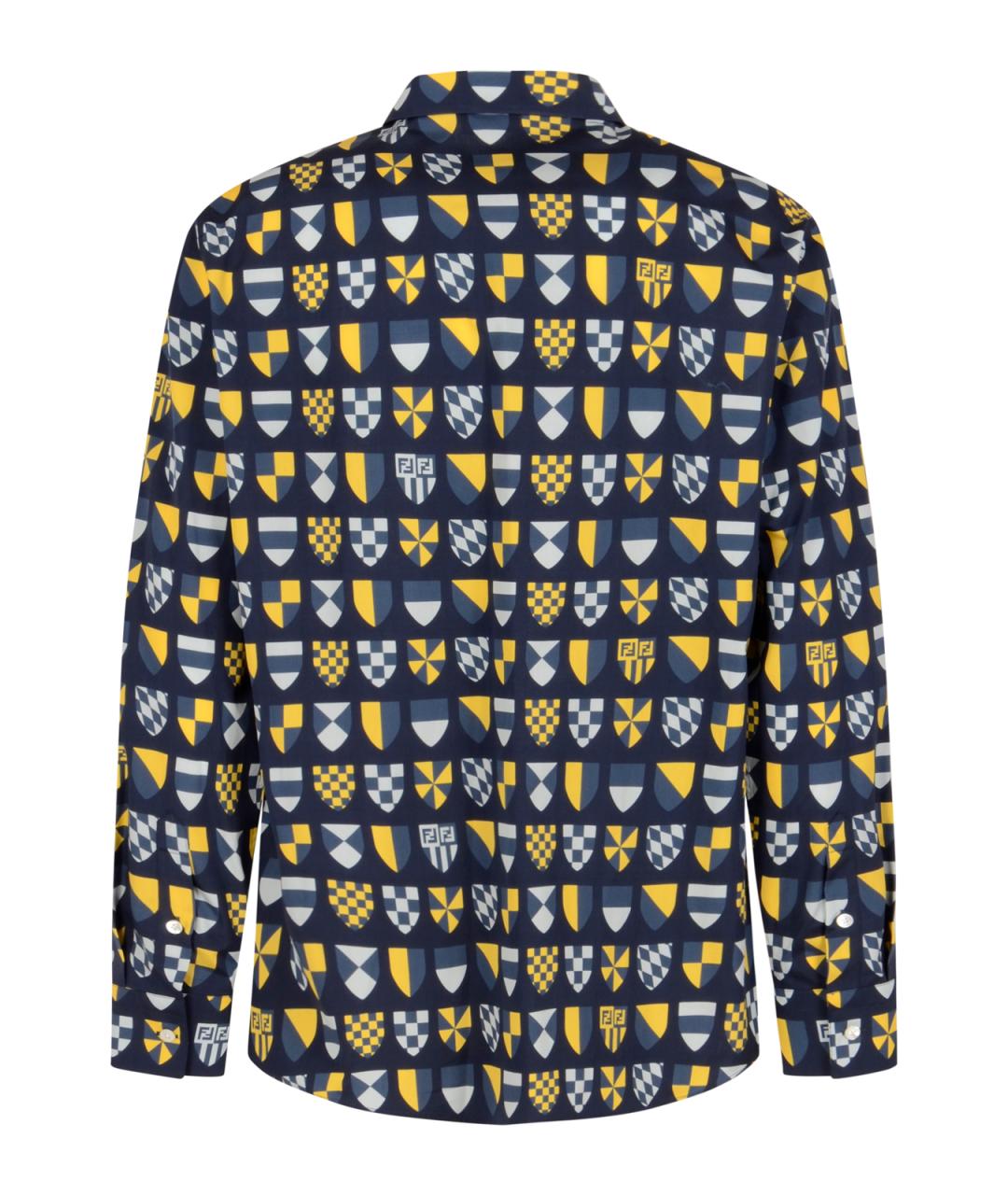 FENDI Мульти хлопковая классическая рубашка, фото 2