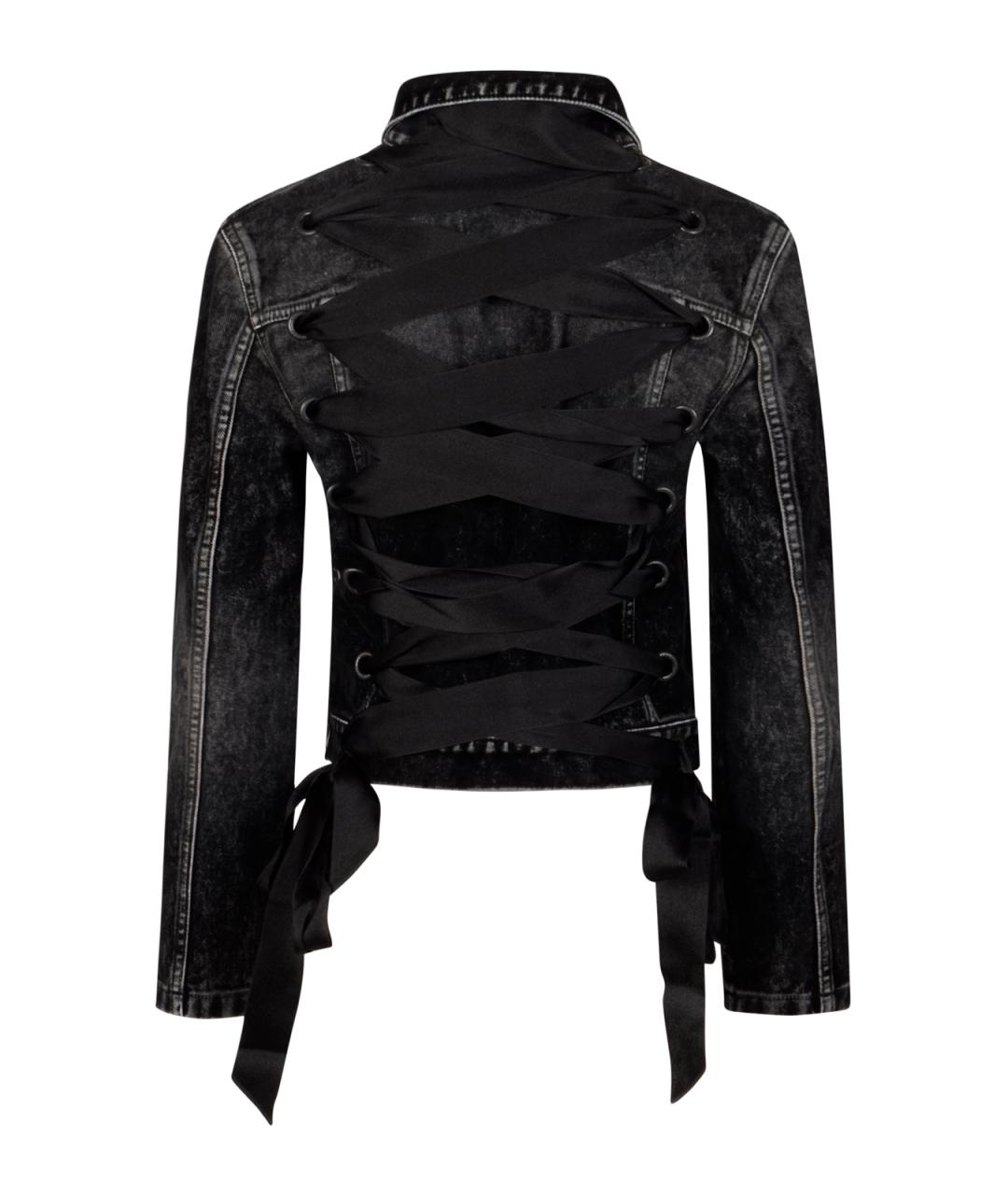 BALENCIAGA Черная хлопковая куртка, фото 2