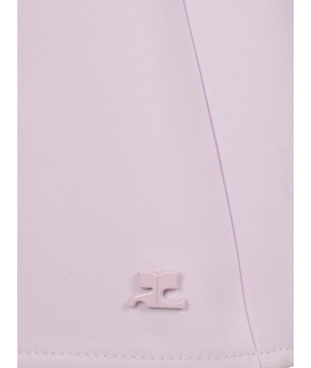 COURREGES Розовое платье, фото 3