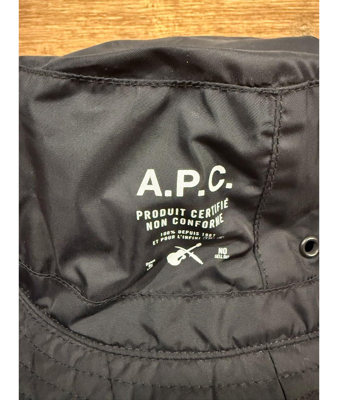 A.P.C. Черная кепка/бейсболка, фото 3
