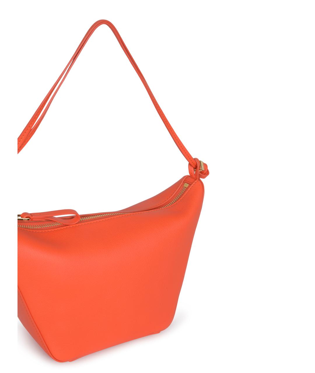 LOEWE Оранжевая кожаная сумка через плечо, фото 4