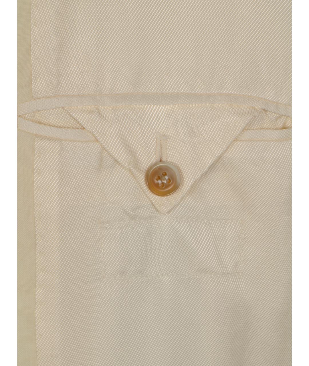 MAISON MARGIELA Бежевая хлопковая куртка, фото 3