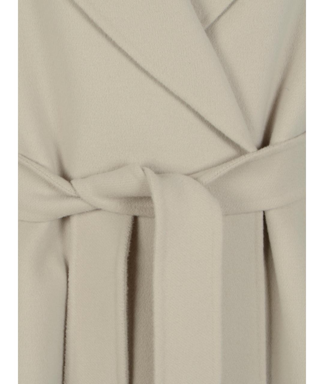 'S MAX MARA Бежевое шерстяное пальто, фото 6