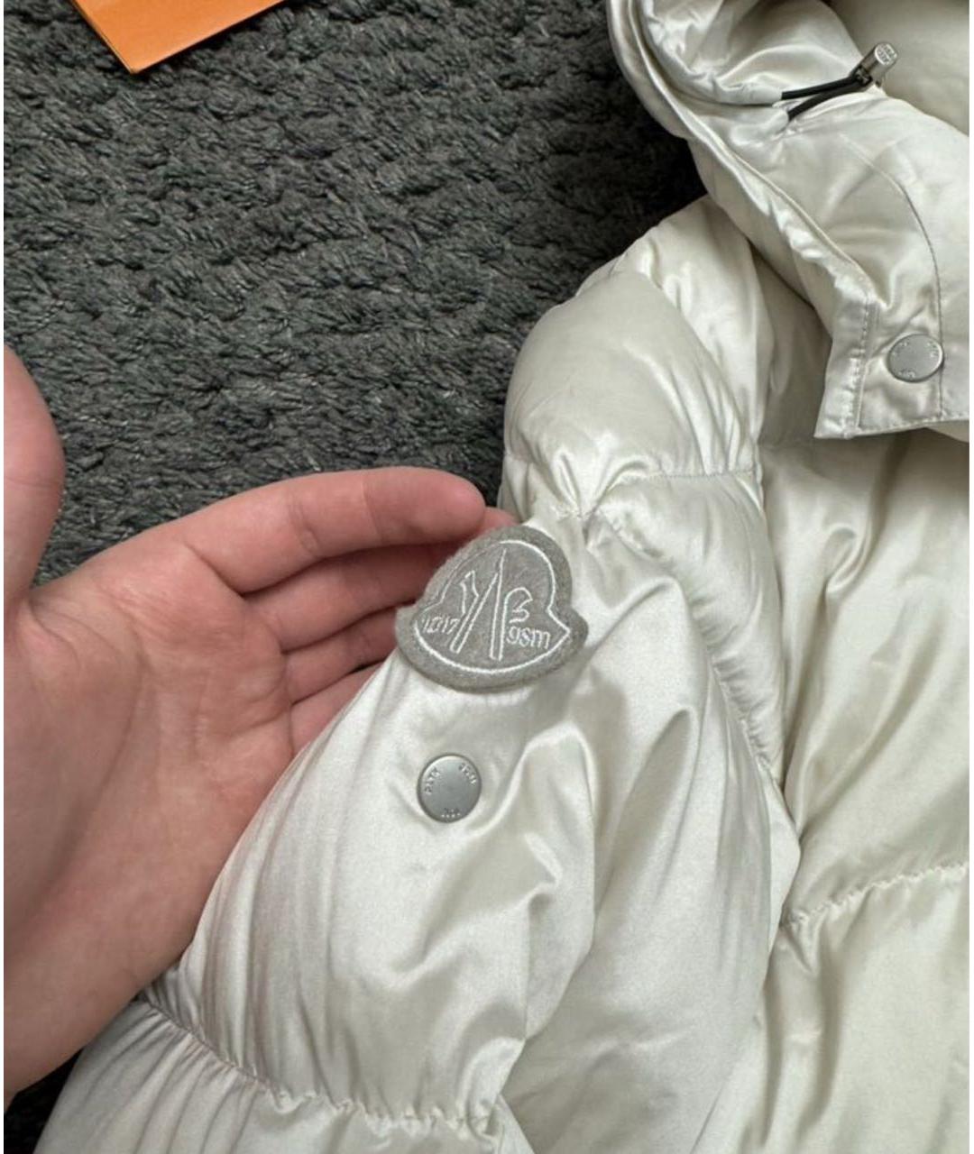 MONCLER Антрацитовая полиамидовая куртка, фото 3