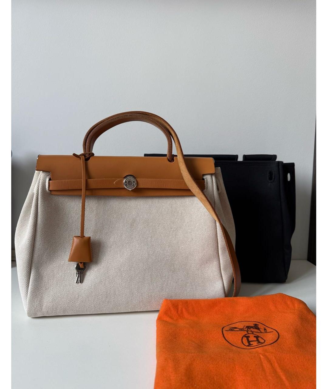 HERMES Коричневая кожаная сумка через плечо, фото 2
