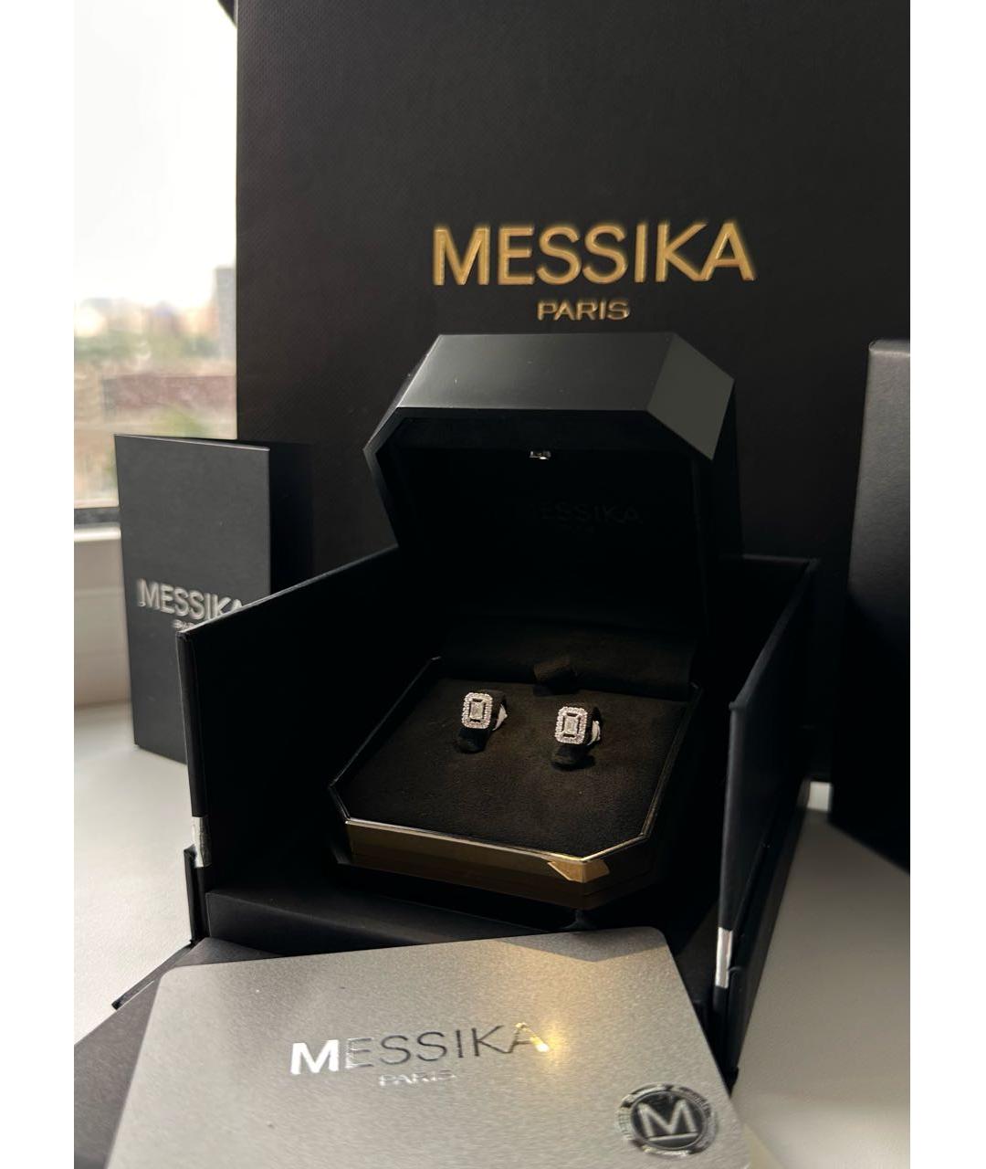 MESSIKA Серебряные серьги из белого золота, фото 3