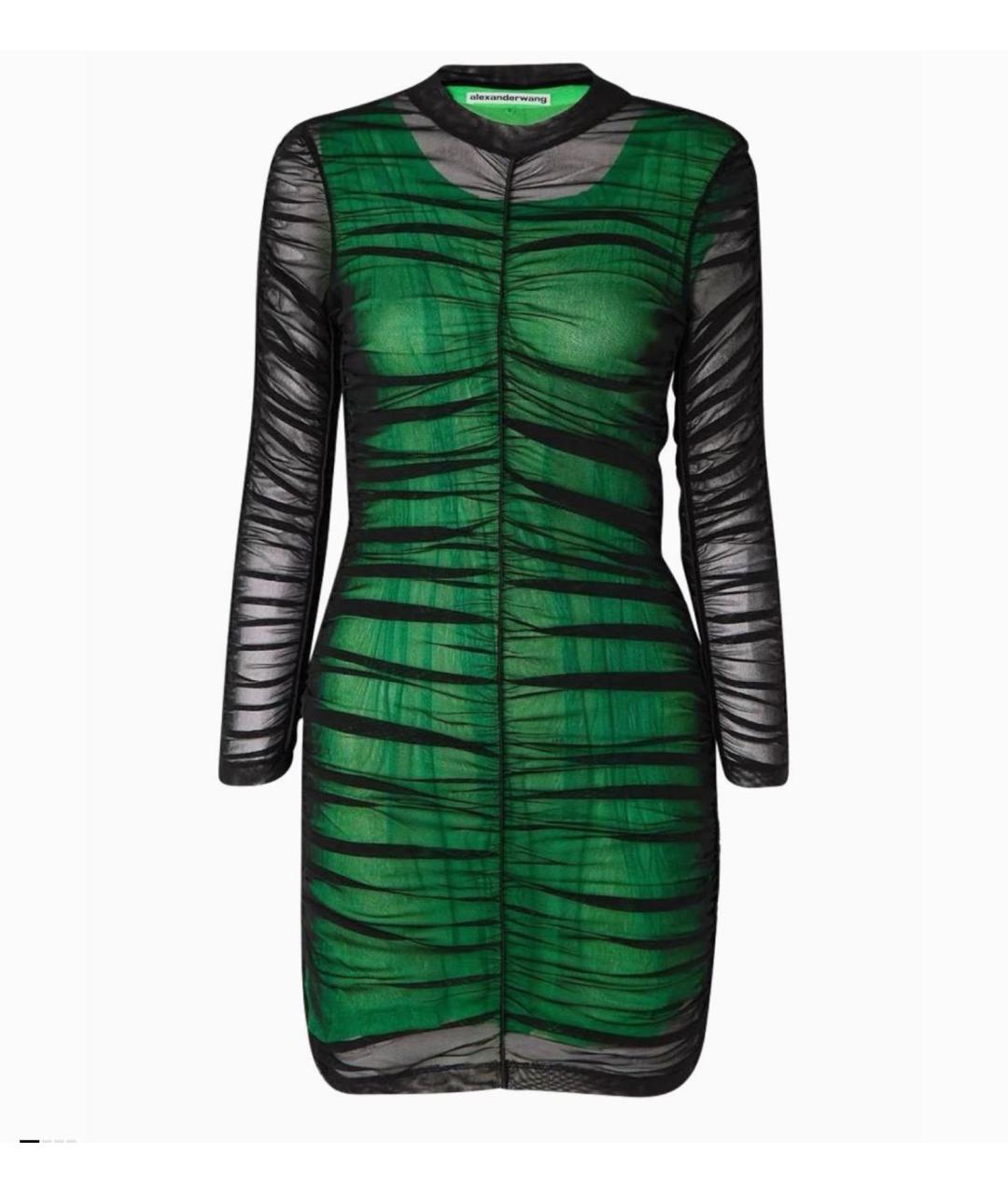 ALEXANDER WANG Черное вискозное вечернее платье, фото 4