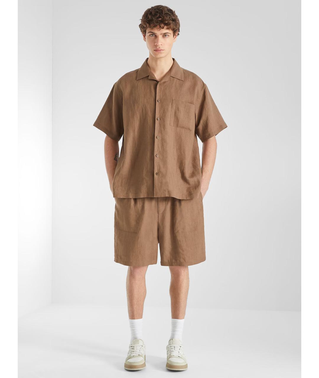 FENDI Коричневая кэжуал рубашка, фото 2