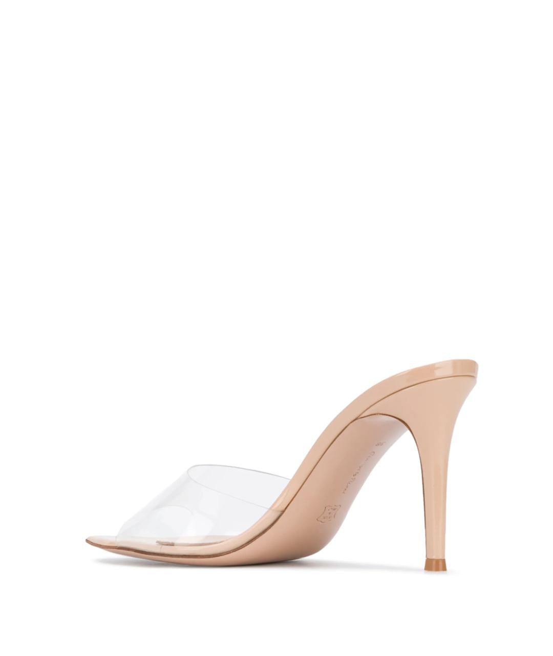 GIANVITO ROSSI Бежевые мюли, фото 3
