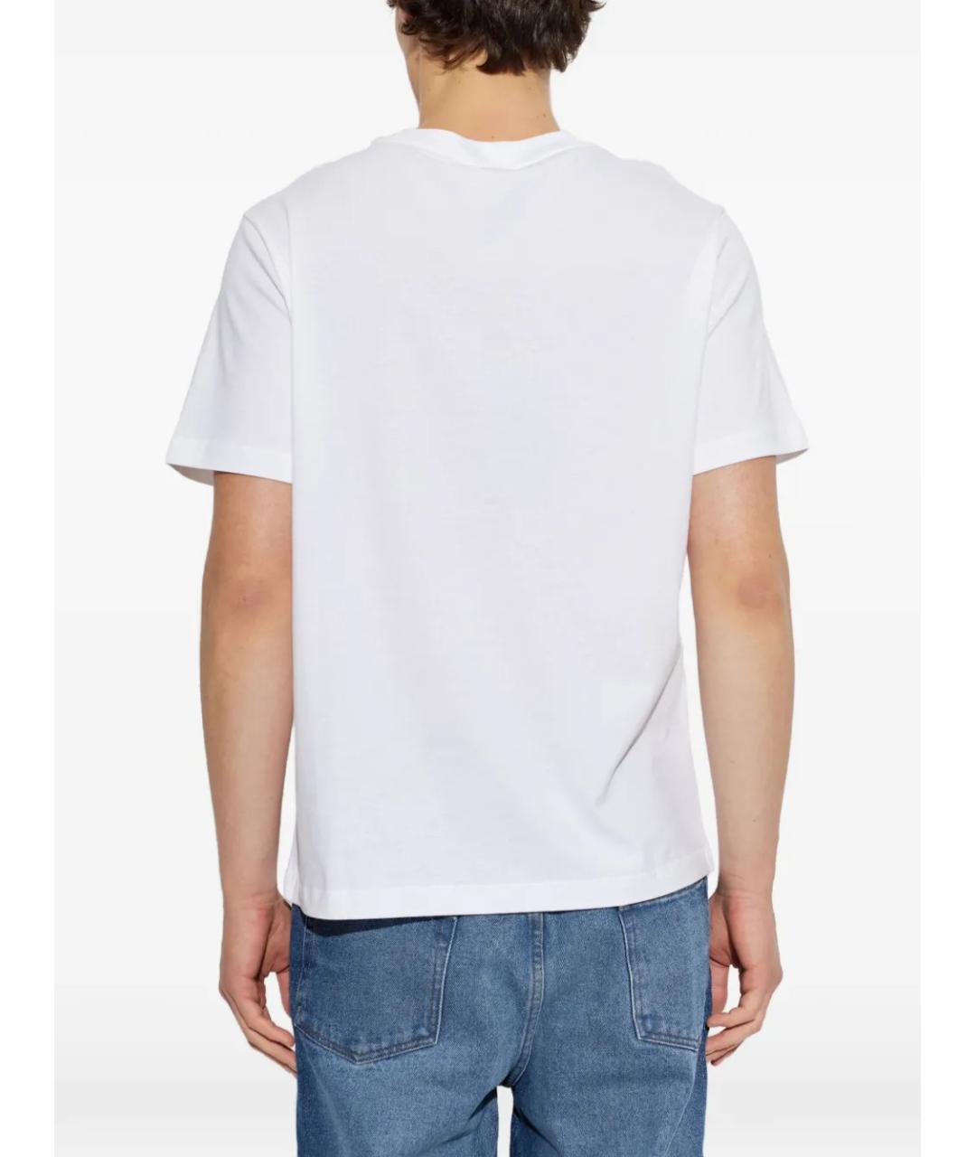 A.P.C. Белая хлопковая футболка, фото 4