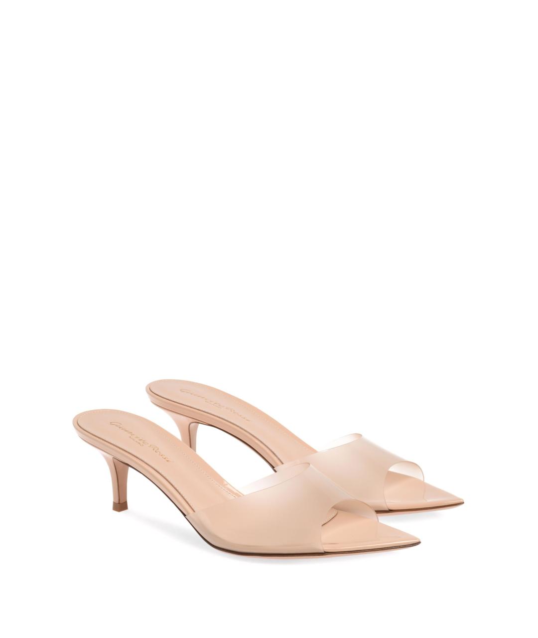 GIANVITO ROSSI Розовые мюли, фото 2