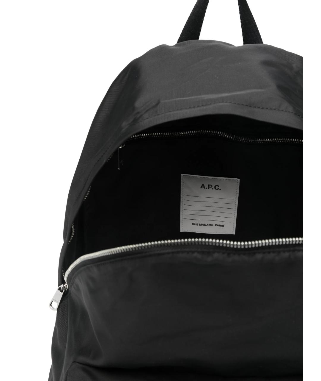 A.P.C. Черный рюкзак, фото 5