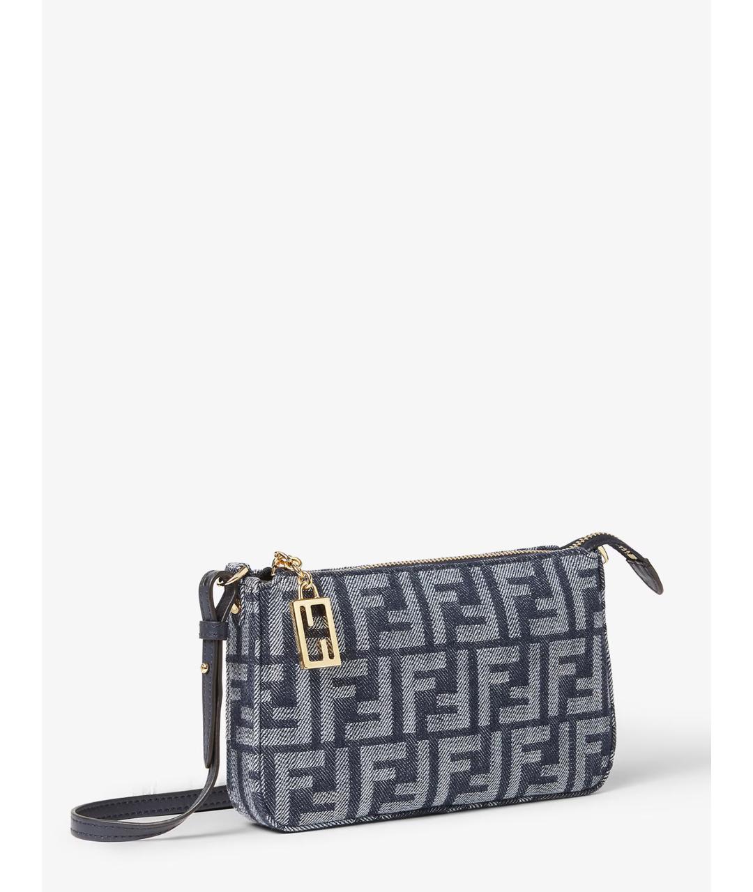 FENDI Синяя сумка через плечо, фото 3